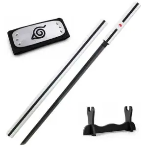 Katana Kusanagi Epée Sasuke Naruto support et bandeau