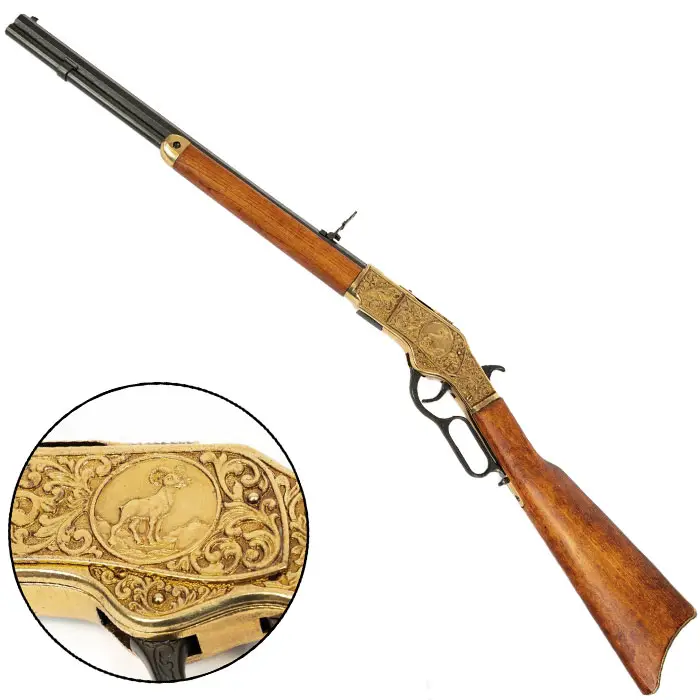 Winchester-1873-Gravée-laiton