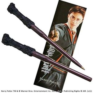 Stylo baguette et son marque page Harry Potter