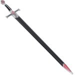 épée templier avec fourreau
