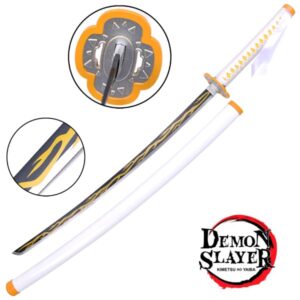 Katana de Zenitsu Demon Slayer lame acier
