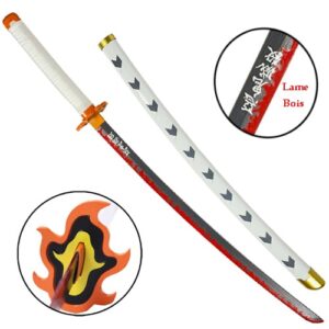 Katana bois de Kyojuro demon slayer
