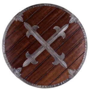 Bouclier Viking Rond Décoratif en bois