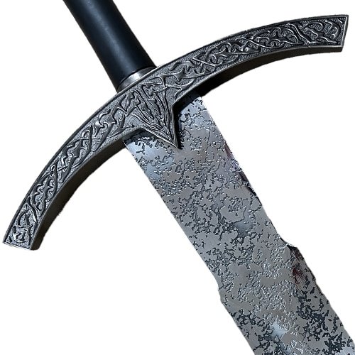 Epée Witch-King Seigneur des Anneaux garde acier plein