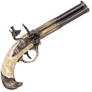 Pistolet Français 3 canons denix