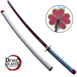 Katana de Mitsuri Demon Slayer lame acier