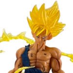 Figurine Saiyan Goku DBZ visage gros plan