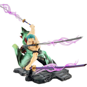 Figurine Zoro One Piece avec son socle