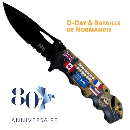 Couteau 80ᵉ Anniversaire du débarquement