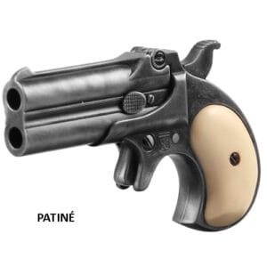 Pistolet Derringer Kolser Crosse ivoire métal patiné