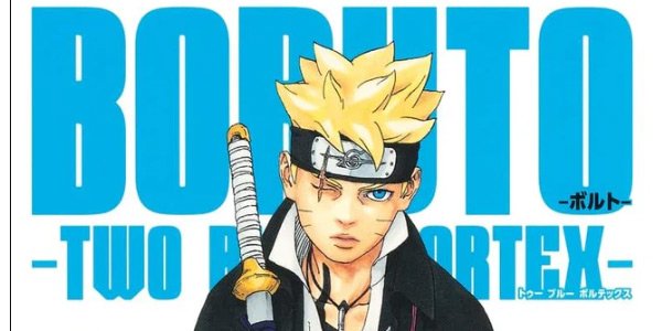 Affiche du manga Boruto- Two Blue Vortex avec son katana