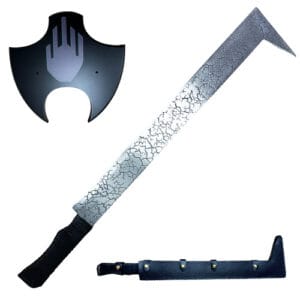 Cimeterre Uruk-Hai avec fourreau et support