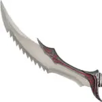 Daedric dagger—close-up of the blade