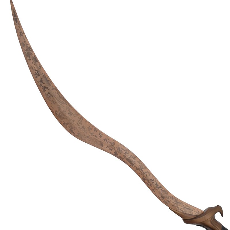 Réplique Métal Lame Noire De Maliketh - Elden Ring - 30 Cm Avec Support - Collection Et Cosplay