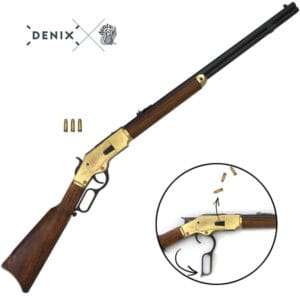 Fusil Winchester à répétition et éjection des balles Denix