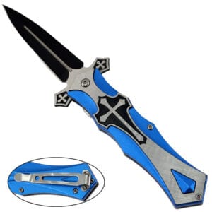 Couteau-Templier-Bleu-ouvert