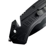 Cuchillo plegable-táctico-negro-pantalla anti-viento