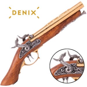 Grand-Pistolet-Pirate-Laiton-denix