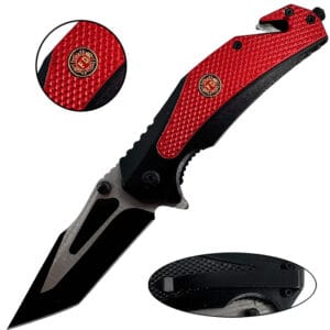 Couteau pompier semi-automatique