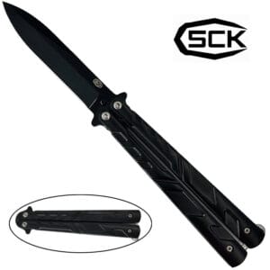 Couteau-SCK-Butterfly-noir