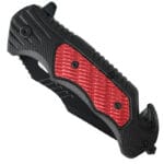 Couteau-SCK-Tactique-Rouge-plié