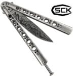 SCK-damas-coltello a farfalla semiaperto