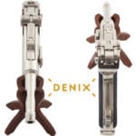 Luger P08 Parabellum Nickelé vue du dessus