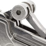 Luger P08 Parabellum Nickelé mécanisme de profil