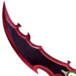 Pugnale occhio del Re Demone lama in acciaio bicolore