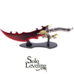 Pugnale occhio del Re Demone sul suo supporto di legno