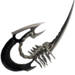 Vista trasera de la daga Scorpion