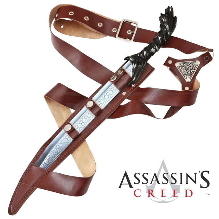 Dague Assassin's Creed fourreau dorsal