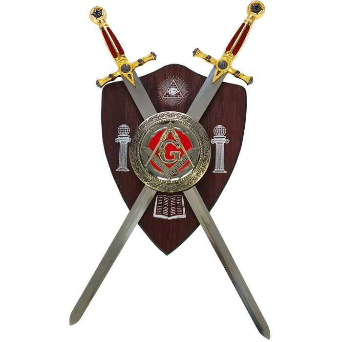 Set Masónico Decorativo Rojo