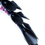 Red-Queen DMC 5 Protezione del tubo in ABS nero