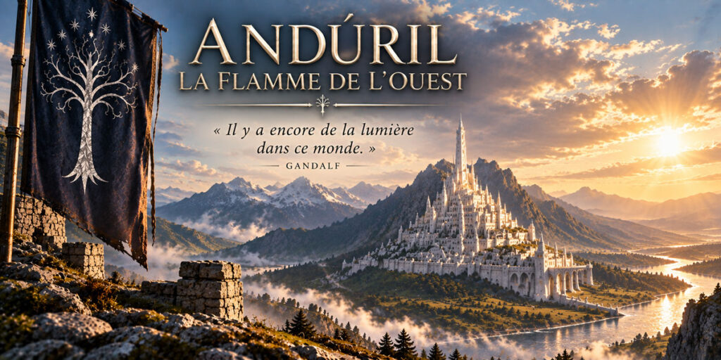 Andúril, the Flame of the West, and Minas Tirith