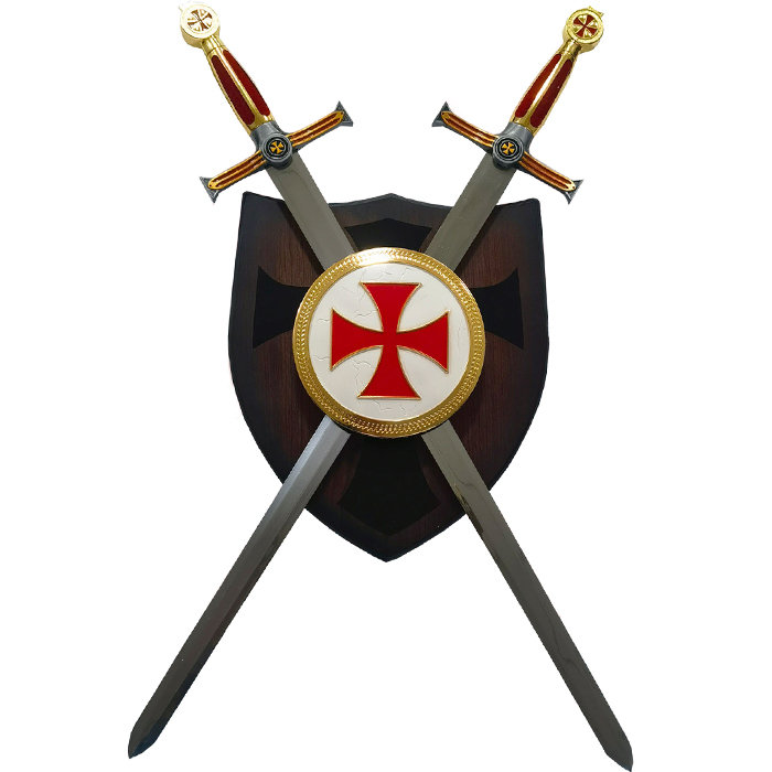 Set decorativo Templare Rosso