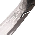 Alita Battle Angel sword close-up engraved blade