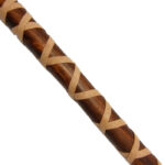 Asse Balkyrie-impugnatura in legno con cinturino in pelle