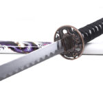 Katana Samouraï Dragon blanc garde