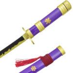 Mini Katana Enma Violet, poignée
