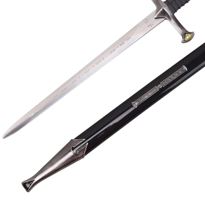 Pugnale-Anduril-lama incisa