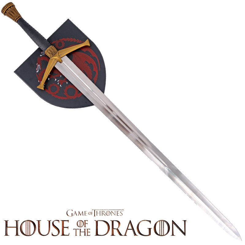 La spada di Aemond Targaryen sul suo supporto