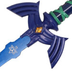 Dague Zelda Master Sword gros plan sur la garde