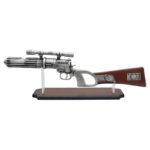 Boba Fett star Wars blaster de pie