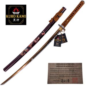 Kurocha cortando katana por Kuro Kami