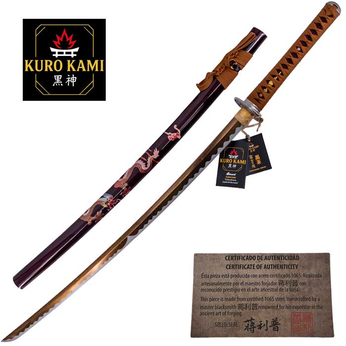 Kurocha cortando katana por Kuro Kami