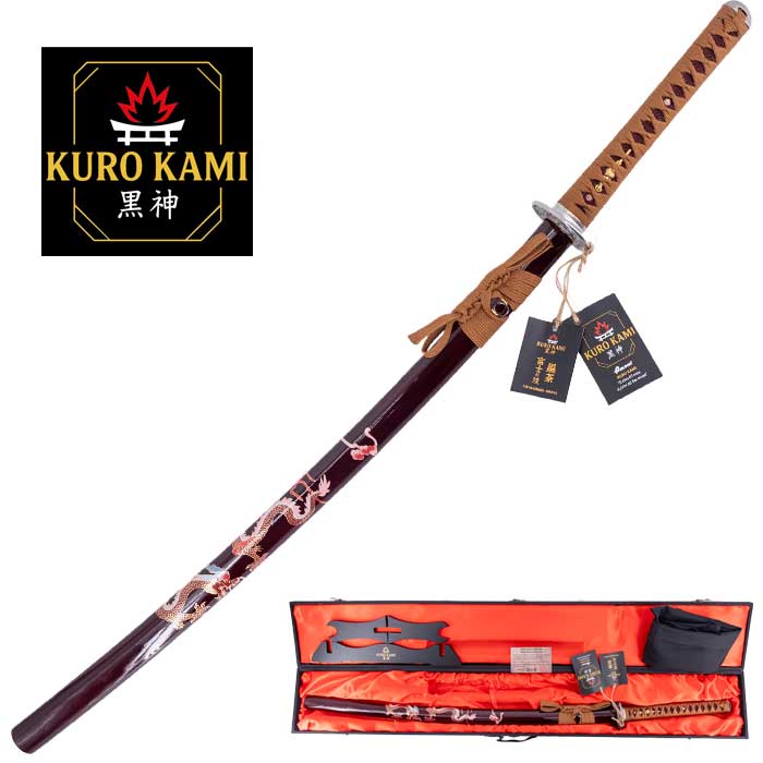 Katana cortando a Kurocha en su vaina