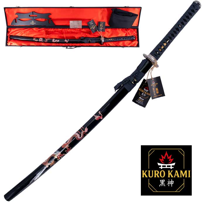 Práctica katana Kurokage en su vaina