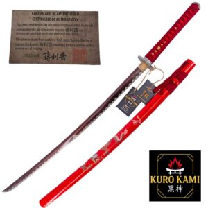 Katana funcional Kurenai de Kuro Kami