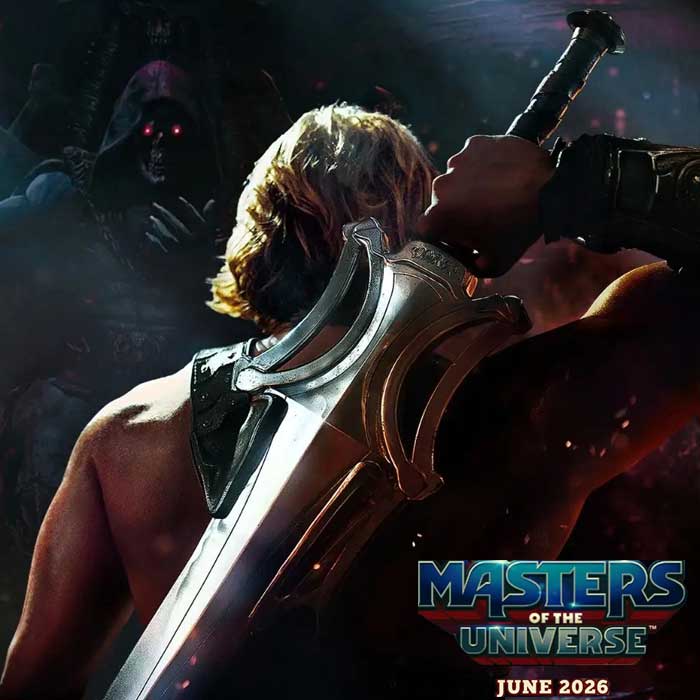 He-Man's Sword of Power, cartel de la película con un primer plano de la espada